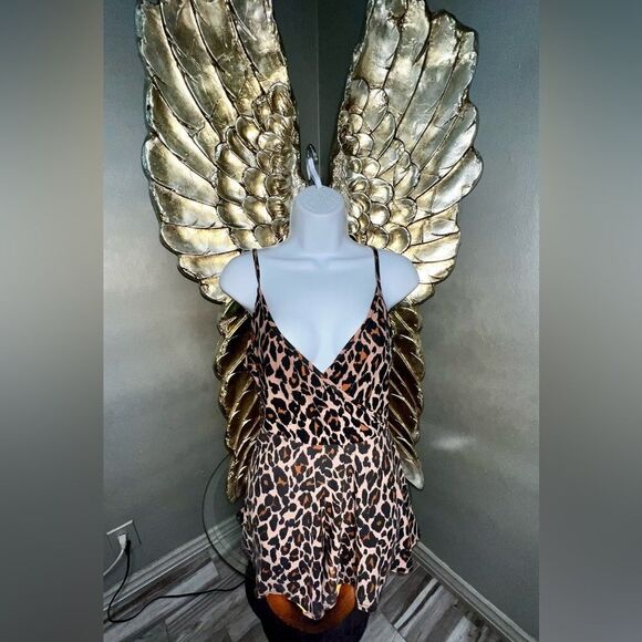 Boohoo LEOPARD PRINT FLIPPY ROMPER - Picture 9 of 16